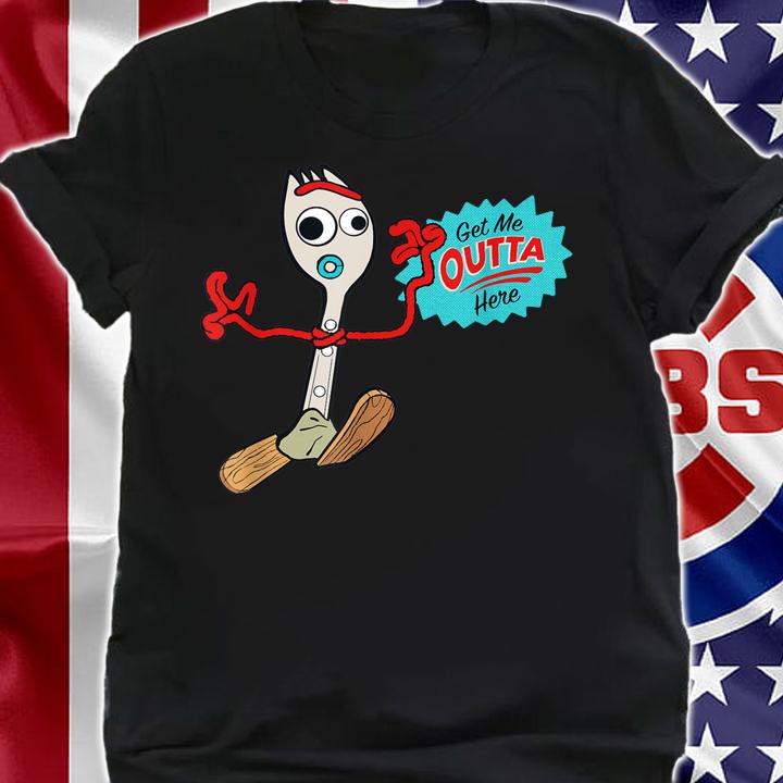 Disney Pixar Toy Story 4 Forky Get Me Outta Here t-shirt shirt