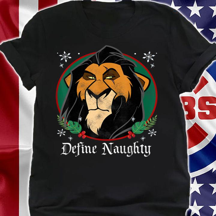 Nice Disney The Lion King Scar Define Naughty Christmas sweater t-shirt shirt
