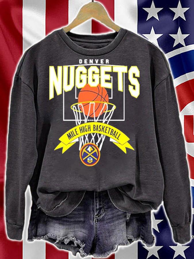 Denver Nuggets Tommy Jeans Tim Backboard Mile High Basketball 2023 t-shirt sweatshirt