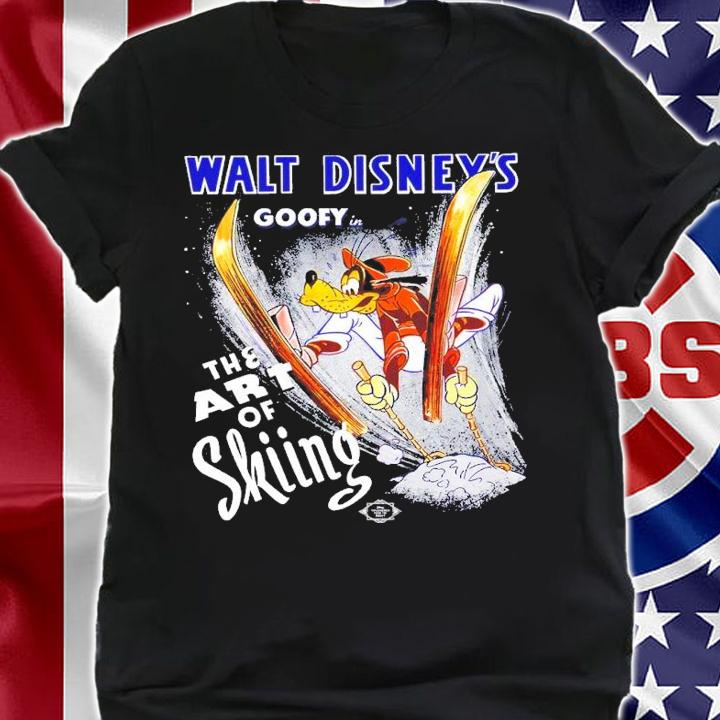 Disney Goofy In The Art Of Skiing Magic Kingdom t-shirt shirt