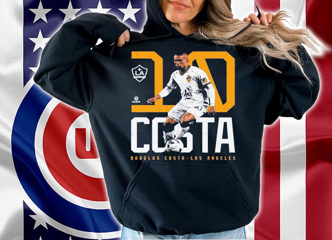 Douglas Costa LA Galaxy Bold Number Los Angeles t-shirt hoodie