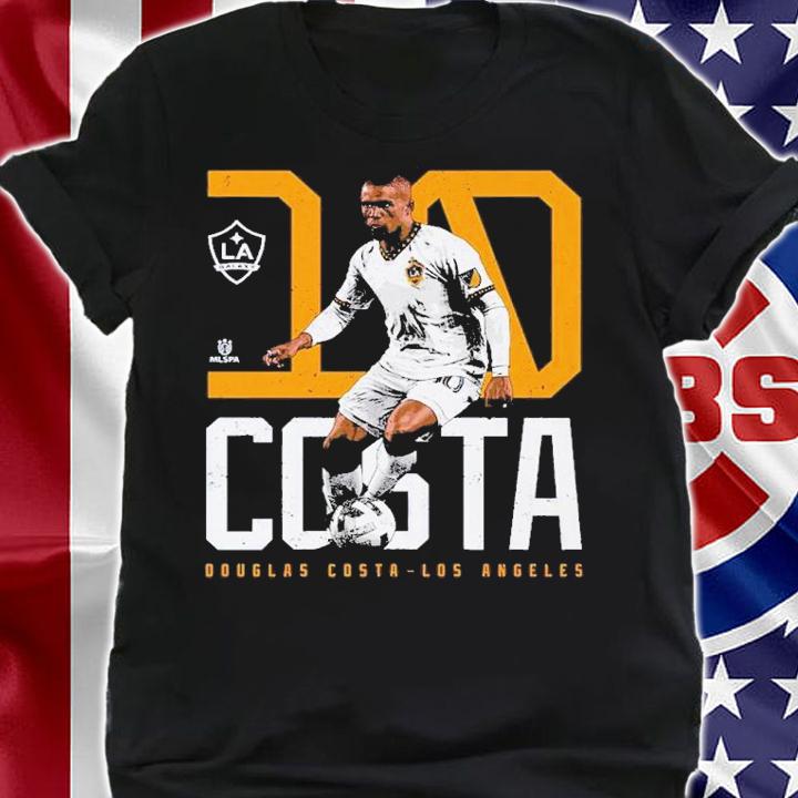Douglas Costa LA Galaxy Bold Number Los Angeles t-shirt shirt