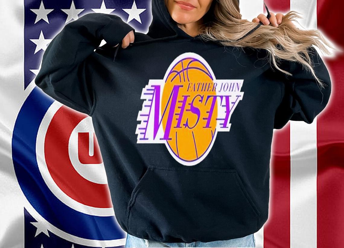 Father John Misty Los Angeles Lakers logo t-shirt hoodie