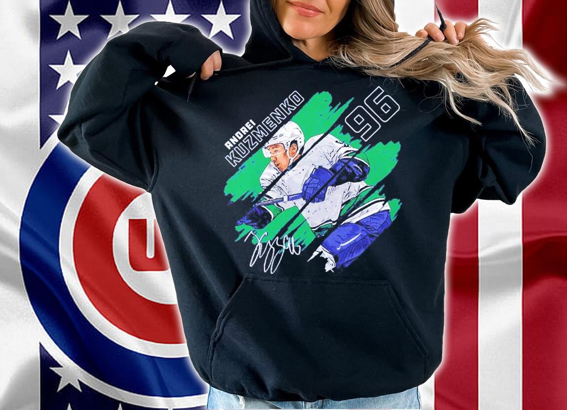 Andrei Kuzmenko Vancouver Stripes Hockey Shirt t-shirt hoodie