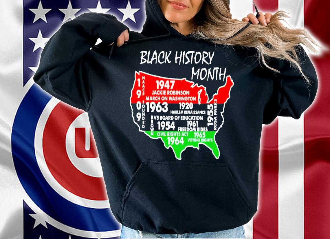 Black history month shirt t-shirt hoodie