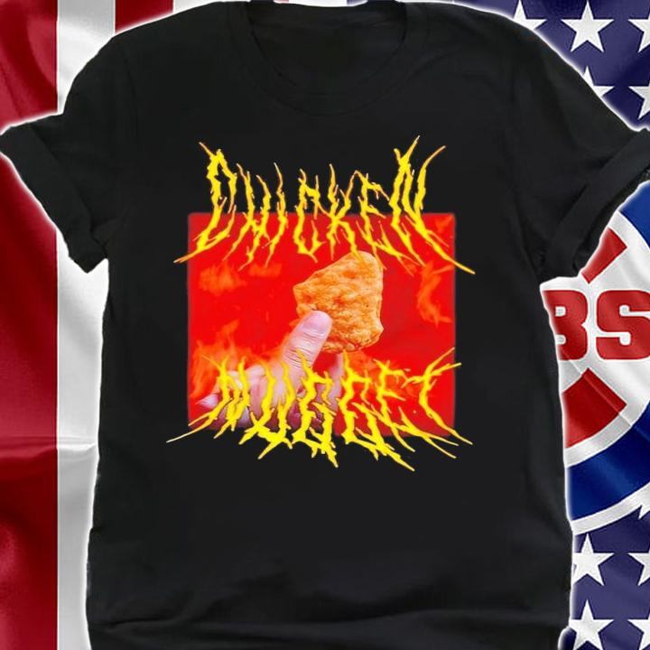 Chicken nugget heavy metal shirt t-shirt shirt