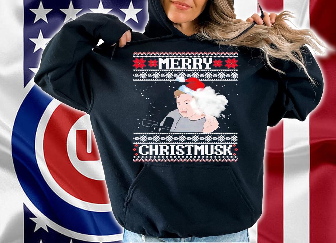 Elon Musk Merry Christmusk shirt t-shirt hoodie