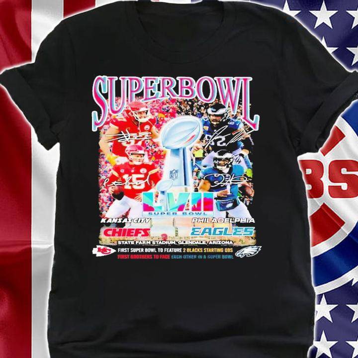 First brothers to face each other in a super bowl shirt t-shirt shirt