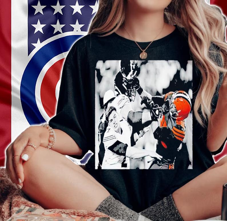 Free Myles Garrett Rudolph Helmet smash Cleveland Football shirt t-shirt woman shirt