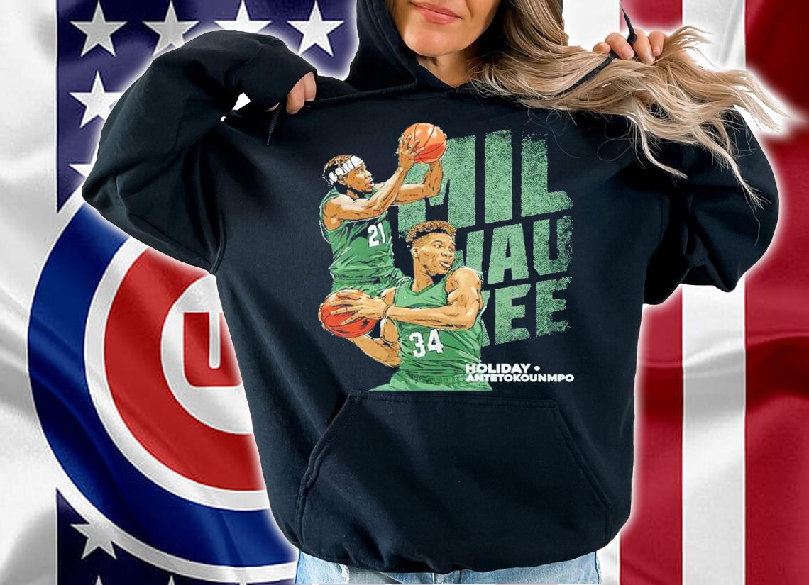 Giannis Antetokounmpo And Jrue Holiday Milwaukee Duo Basketball Shirt t-shirt hoodie