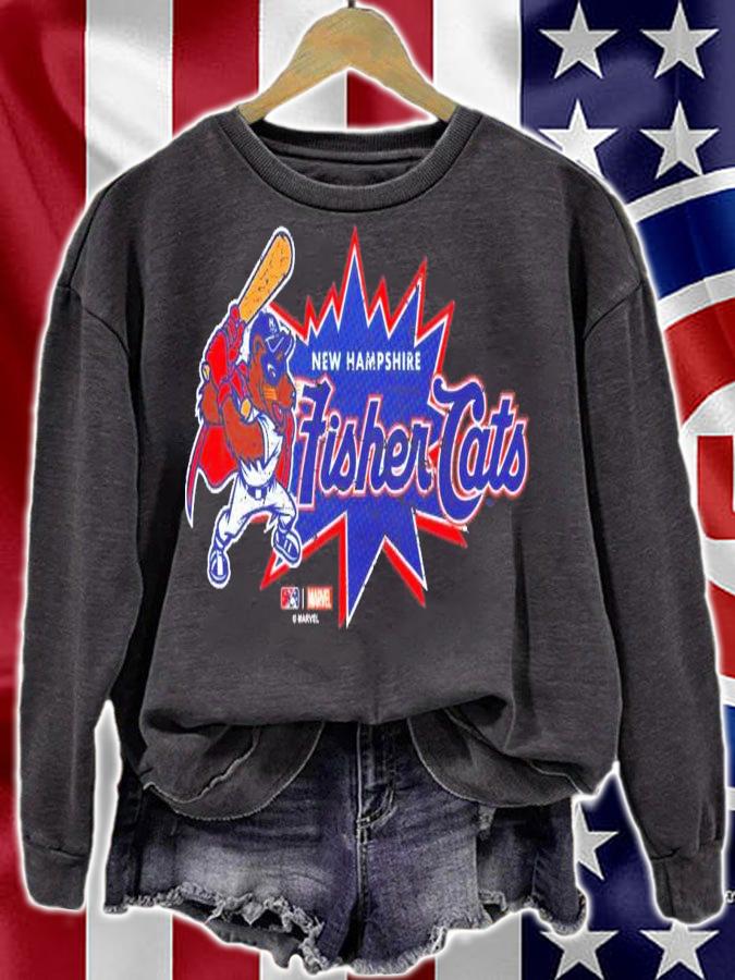 New Hampshire Fisher Cats Defenders Of The Diamond Burst T-Shirt t-shirt sweatshirt