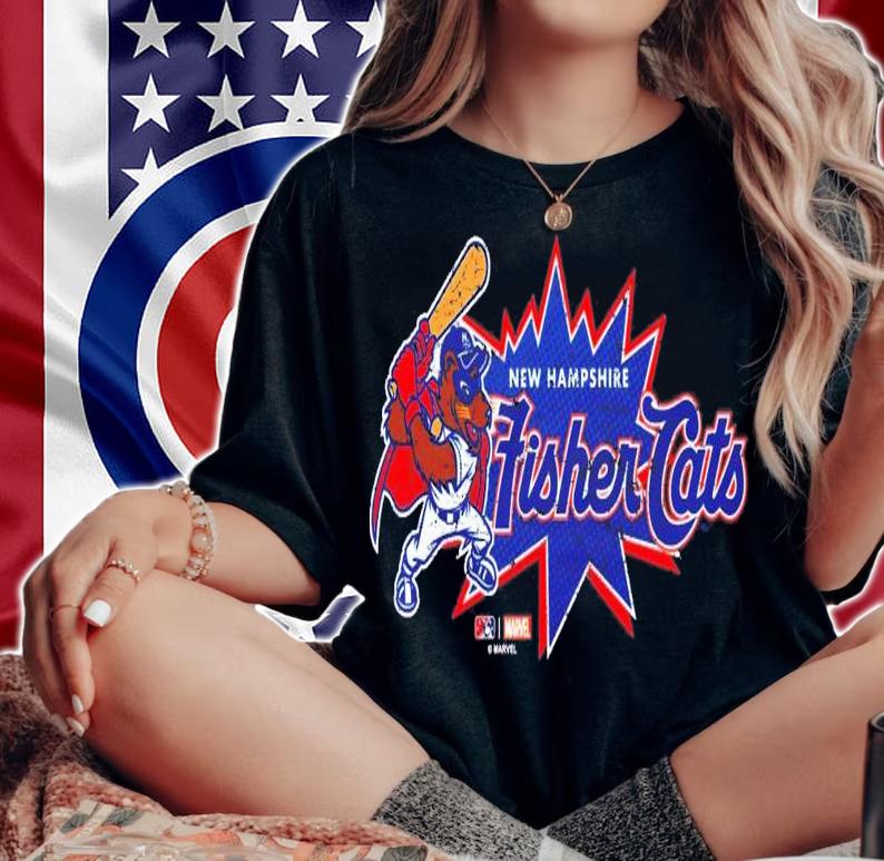 New Hampshire Fisher Cats Defenders Of The Diamond Burst T-Shirt t-shirt woman shirt