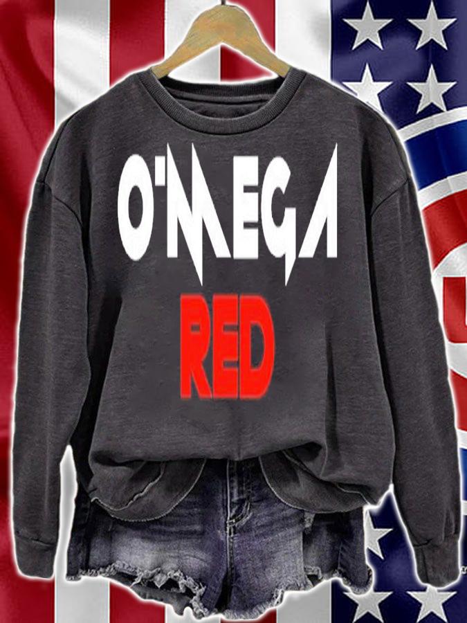 O'Mega Red Rock N Roll shirt t-shirt