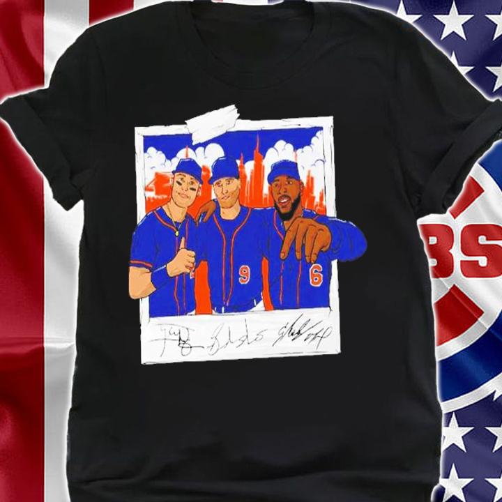 Outfield Trio New York Mets Signatures Shirt t-shirt shirt