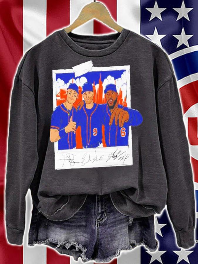 Outfield Trio New York Mets Signatures Shirt t-shirt sweatshirt