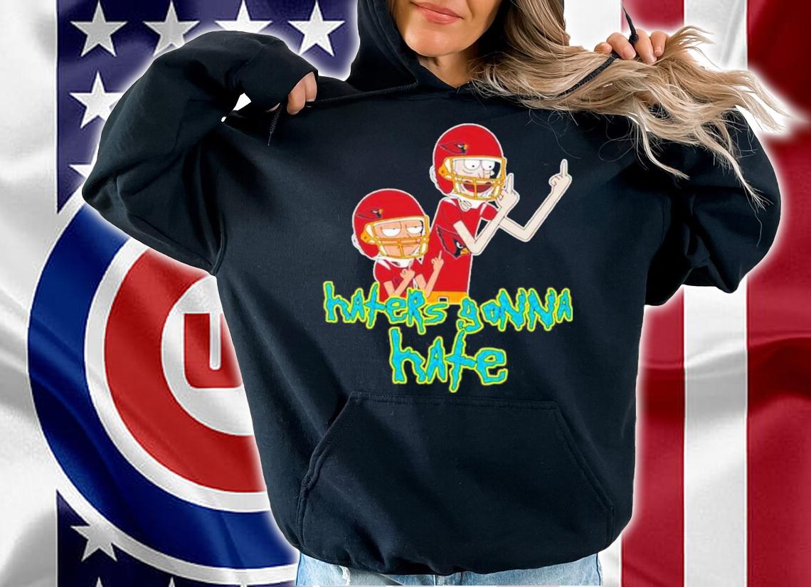 Rick And Morty Haters Gonna Hate NFL Arizona Cardinals Shirt t-shirt