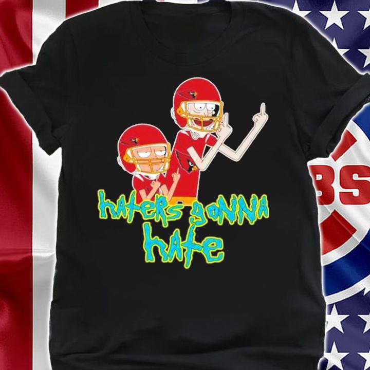 Rick And Morty Haters Gonna Hate NFL Arizona Cardinals Shirt t-shirt