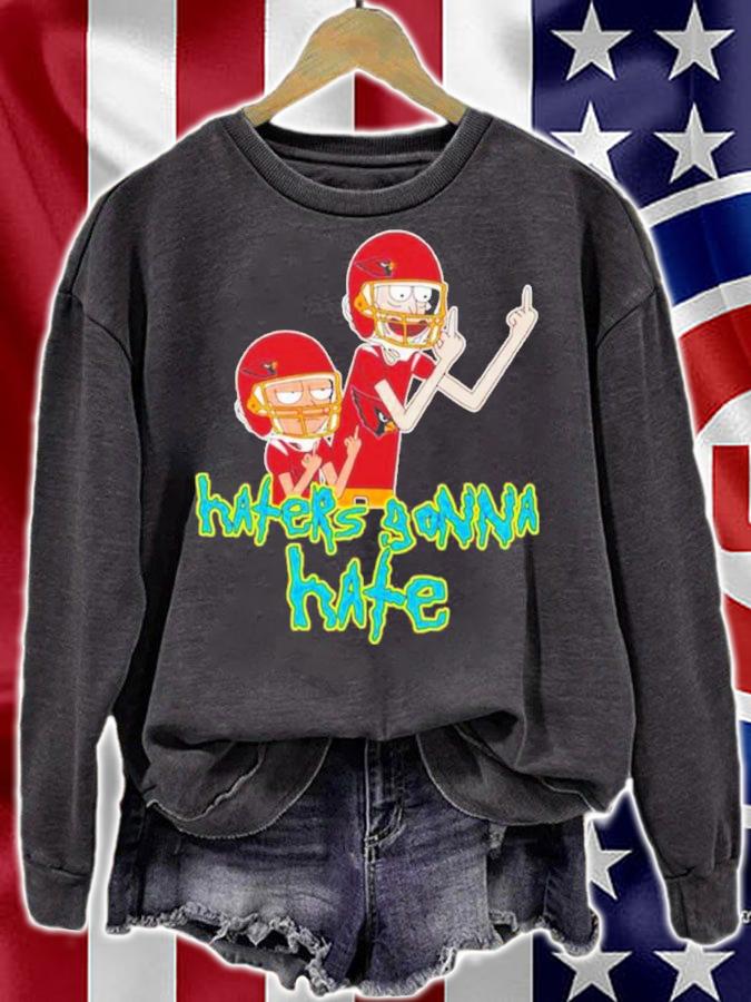 Rick And Morty Haters Gonna Hate NFL Arizona Cardinals Shirt t-shirt