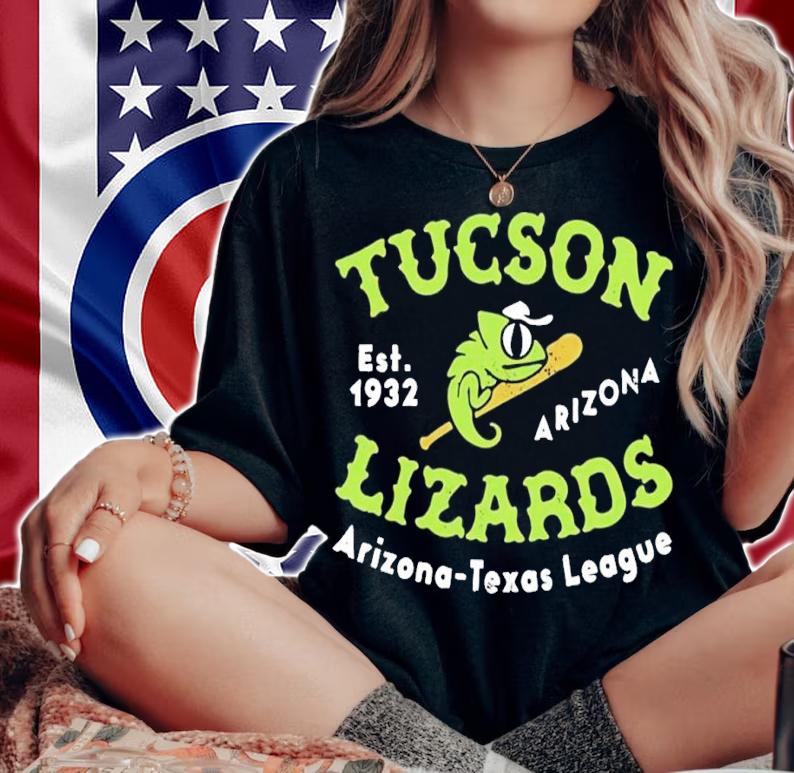 Tucson Lizards Arizona Vintage Defunct Baseball Teams shirt t-shirt woman shirt