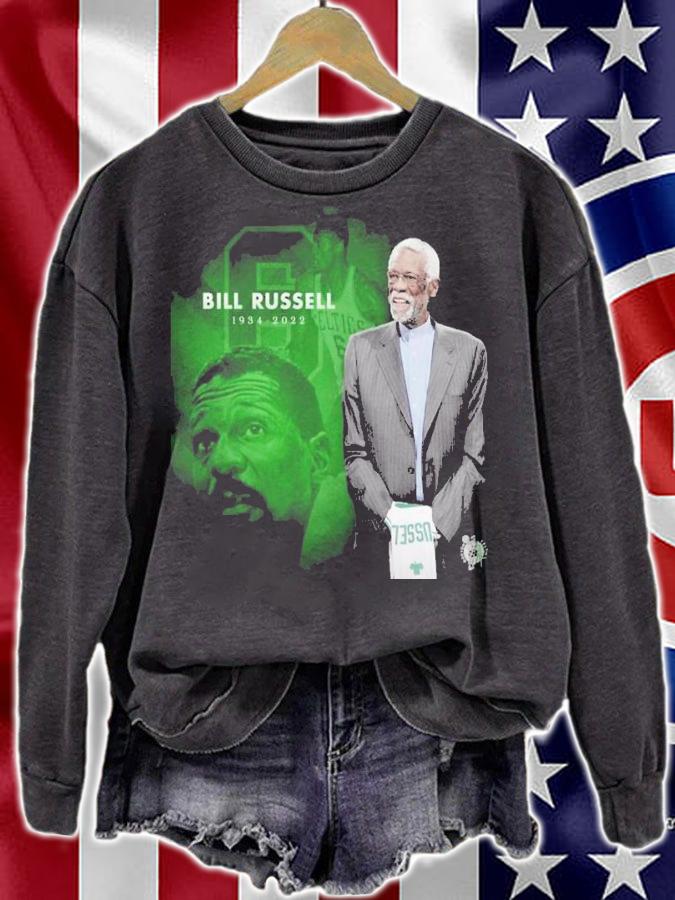 Bill Russell NBA Legend And Social Justice Champion 1934-2022 Shirt t-shirt sweatshirt