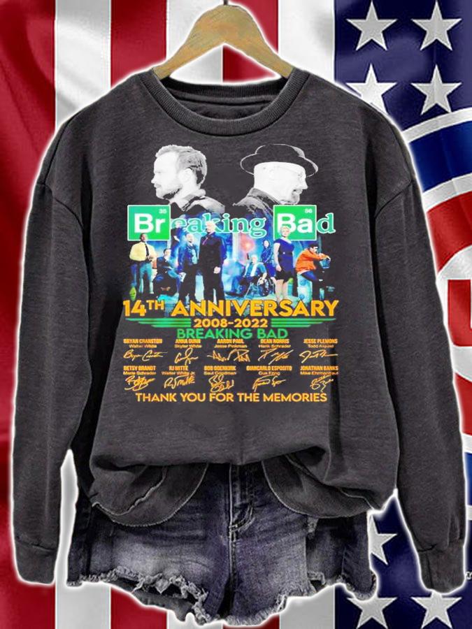 Breaking Bad 14th anniversary 2008 2022 thank you for the memories shirt t-shirt