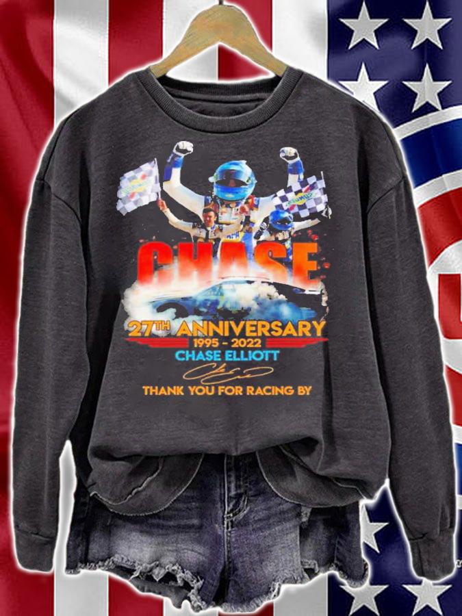 Chase Elliott 27th Anniversary 1995-2022 Signature Thank You For Racing By Shirt t-shirt