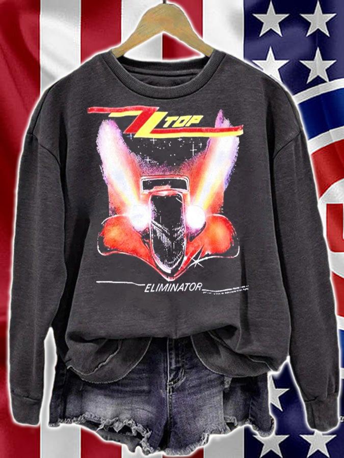 Popfunk Classic ZZ Top Eliminator Album shirt t-shirt