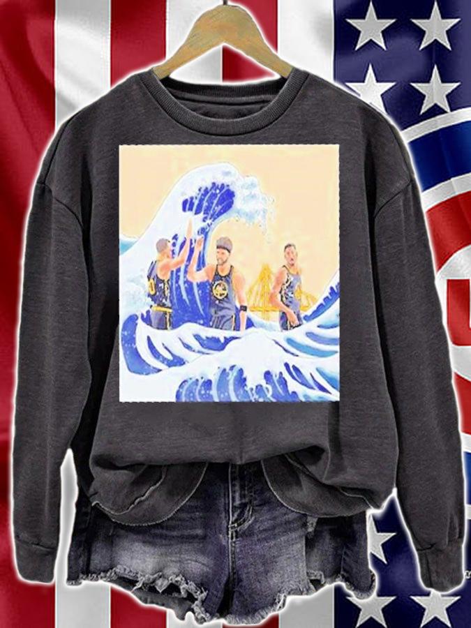 3 Points Tsunami Warriors Western Conference Champs T-Shirt t-shirt sweatshirt