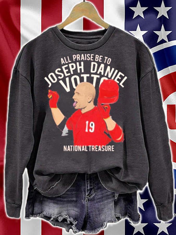 All Praise Be To Joey Daniel Votto National Treasure T-Shirt t-shirt