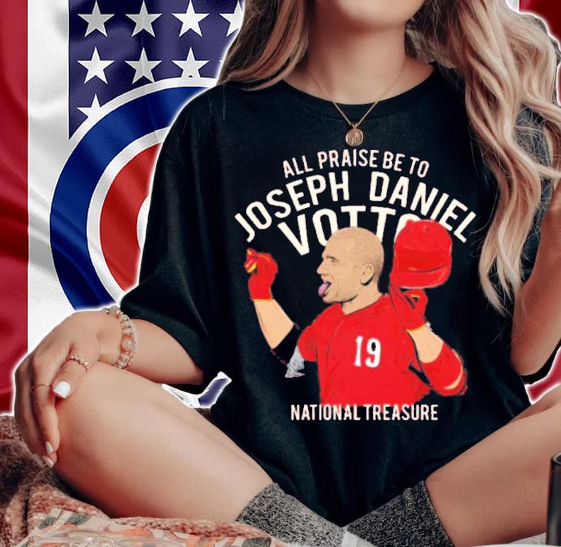 All Praise Be To Joey Daniel Votto National Treasure T-Shirt t-shirt