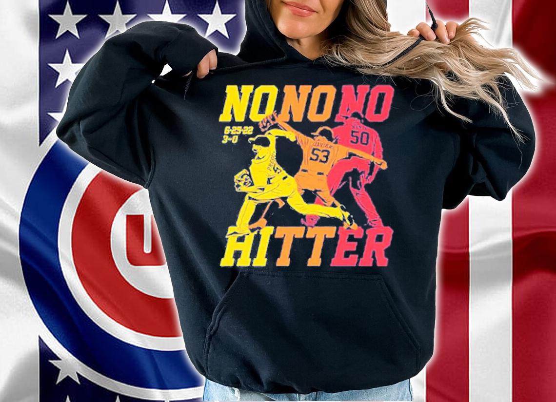 Christian Javier Hector Neris And Ryan Pressly The Houston No No No Hitter t-shirt hoodie