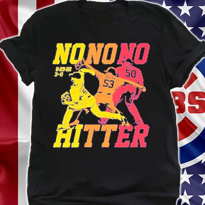Christian Javier Hector Neris And Ryan Pressly The Houston No No No Hitter t-shirt shirt
