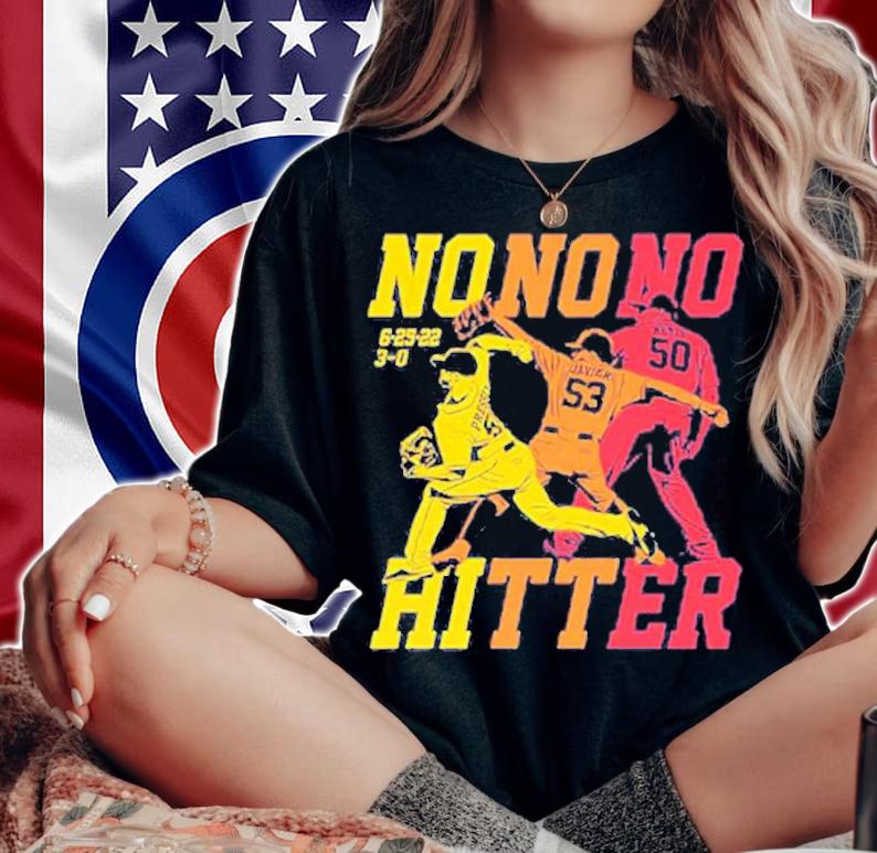 Christian Javier Hector Neris And Ryan Pressly The Houston No No No Hitter t-shirt woman shirt