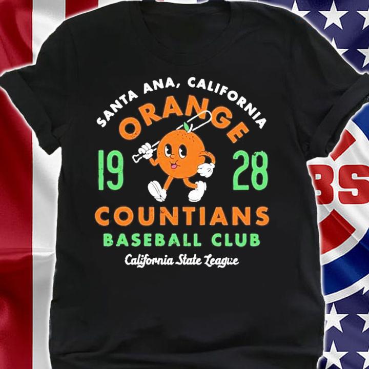 Santa Ana Orange Countians California Vintage Defunct Baseball Teams shirt t-shirt shirt