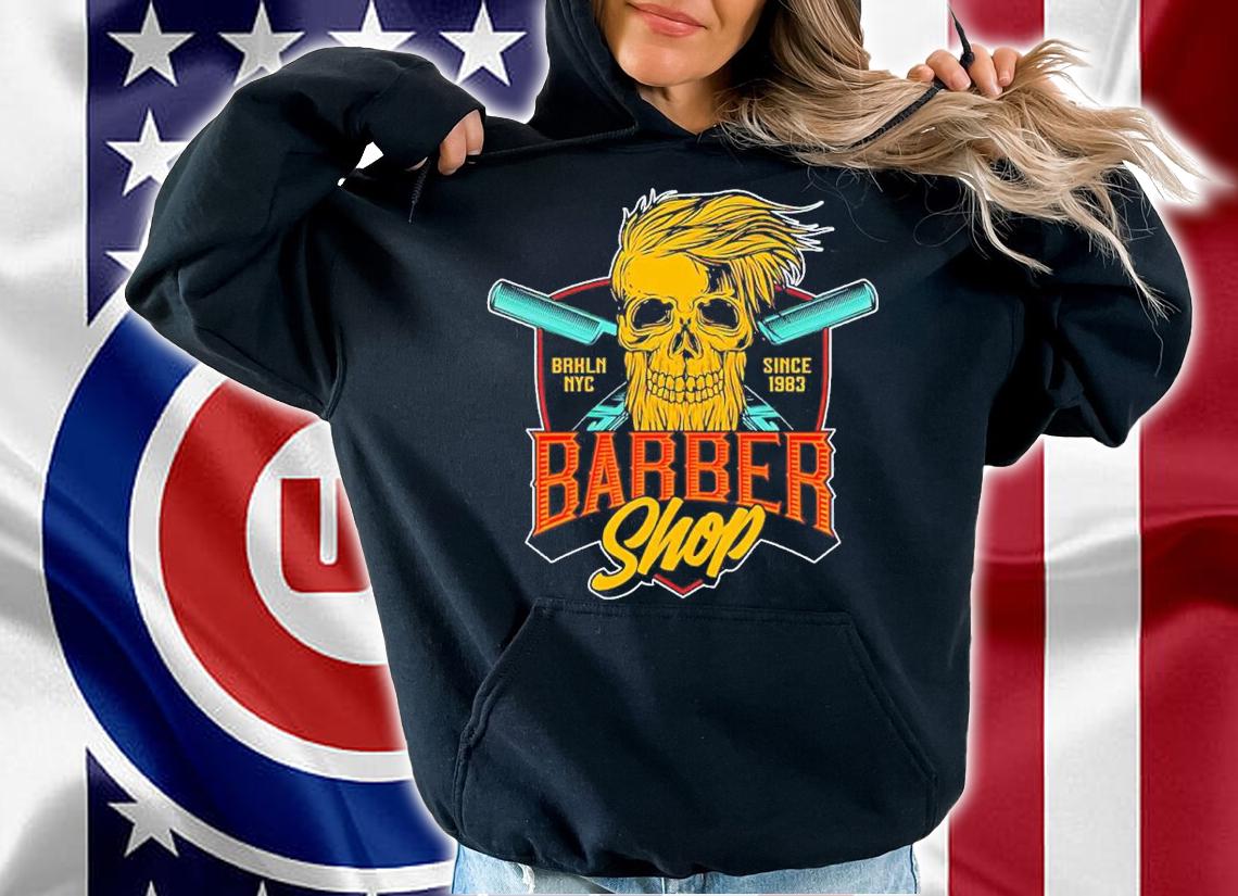 Skull Barber Shop shirt t-shirt hoodie