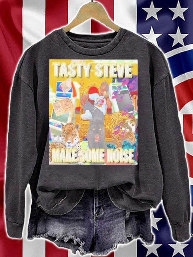 Tasty Steve Make Some Noise 2022 Steve Scott T-Shirt t-shirt sweatshirt