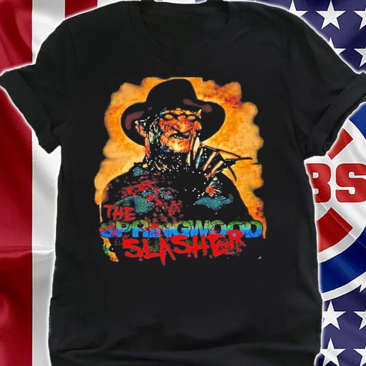 The Sporingwood Slasher Freddy Krueger Halloween T-Shirt t-shirt shirt