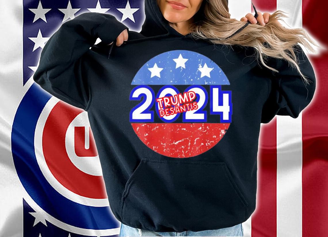 Trump Desantis 2024 Retro Campaign T-Shirt t-shirt hoodie