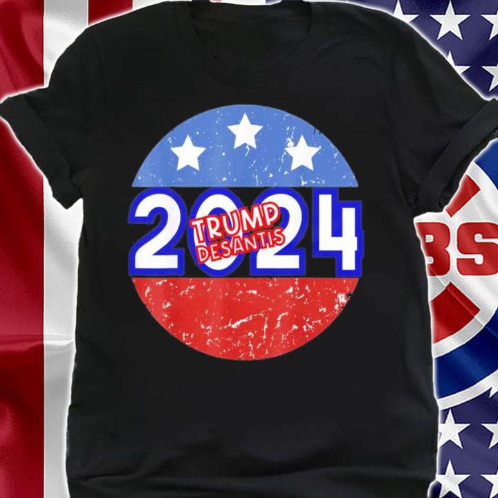 Trump Desantis 2024 Retro Campaign T-Shirt t-shirt shirt