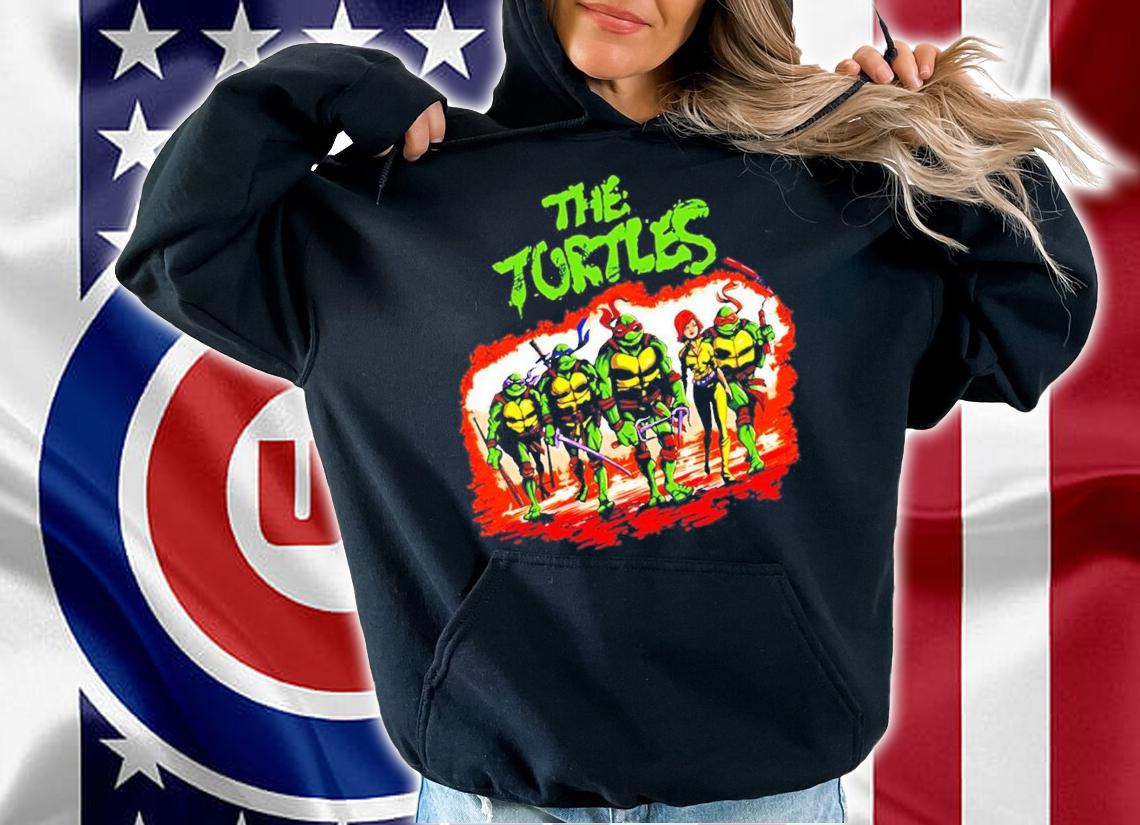 Vintage The Ninja Turtles Superhero Cartoon Movie shirt t-shirt hoodie