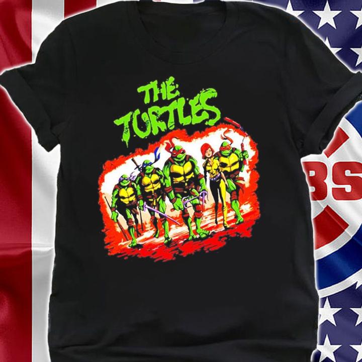 Vintage The Ninja Turtles Superhero Cartoon Movie shirt t-shirt shirt