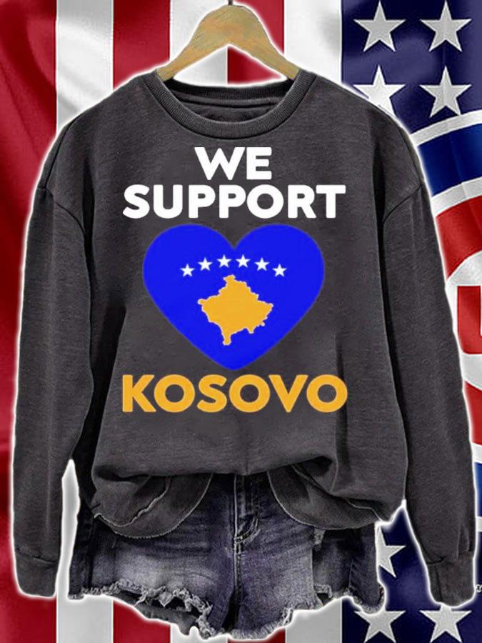We Support Kosovo Pray For Kosovo Shirt t-shirt sweatshirt