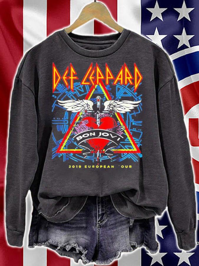 Def Leppard Bon Jovi European Tour 2019 Shirt t-shirt sweatshirt