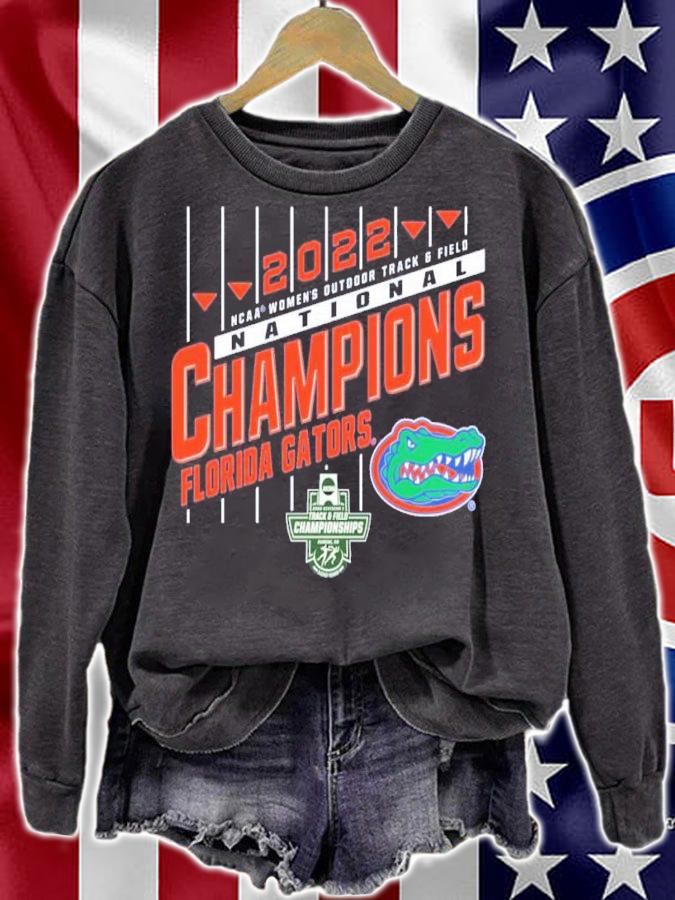 Florida Gators Royal 2022 NCAA Women's Outdoor Track And Field National Champions Shirt t-shirt