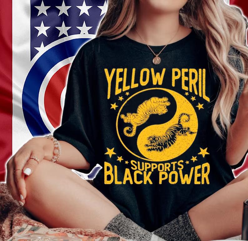 From Each To Each Yellow Peril Supports Black Power t-shirt