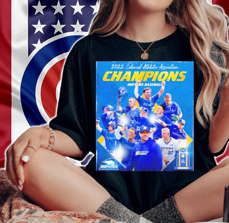 Hofstra Pride 2022 CAA Baseball Champions Shirt t-shirt