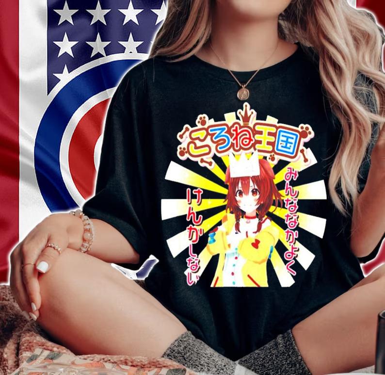Inugami Korone Holo No Graffiti Greatest Moments T-Shirt t-shirt woman shirt
