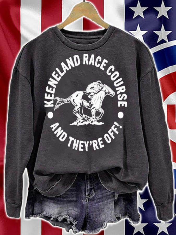 Keeneland Race Course And They're Off Horse Racing Shirt t-shirt