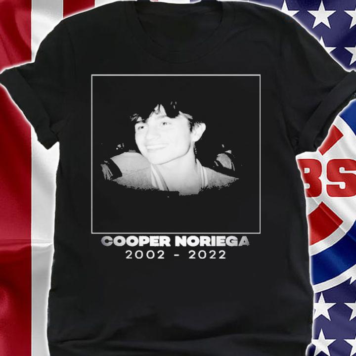 Rest In Peace Cooper Noriega TikToker 2002 -2022 Shirt t-shirt