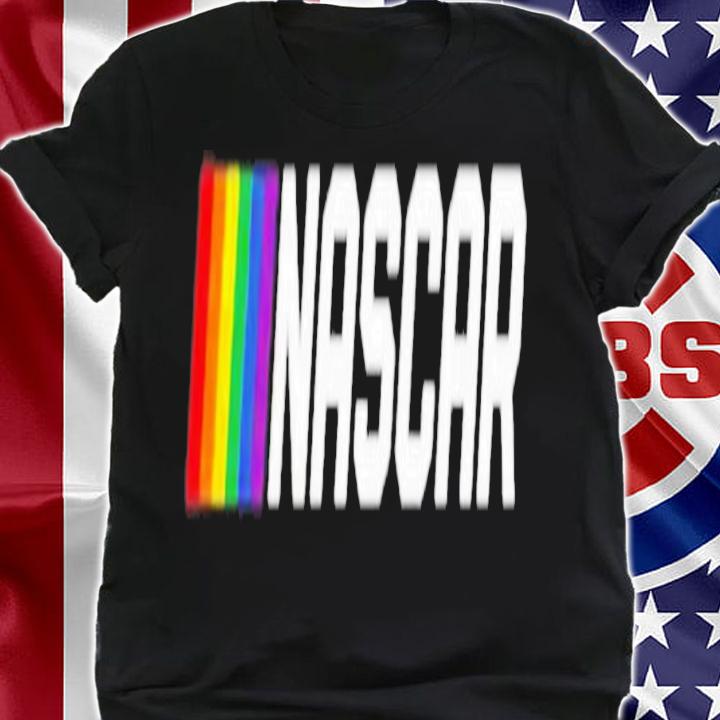 Nascar Checkered Flag Black Logo Pride T-Shirt t-shirt shirt